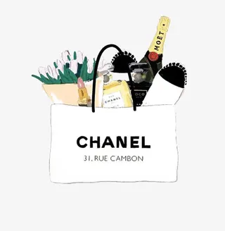 香奈儿手提袋免抠