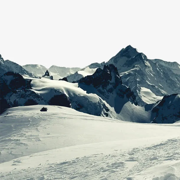 昆仑雪山免抠