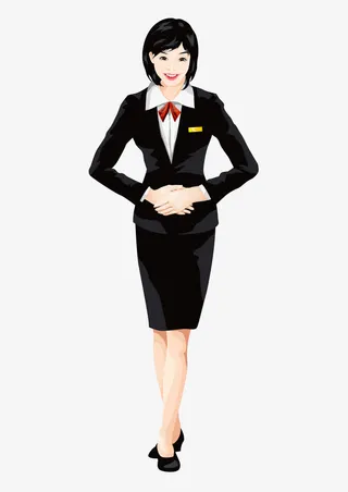 服务人员免抠