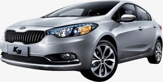 实物起亚k5银色汽车免抠