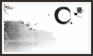 灰色中国风背景高清