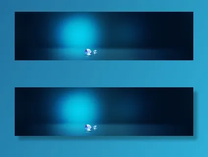 蓝色科技背景banner设计免抠