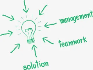 认识灯泡英文单词免抠