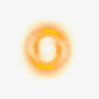 炫光炫酷金色光效简约大气免抠