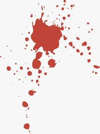 血迹插画素材矢量免抠