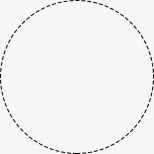 虚线圆形边框免抠
