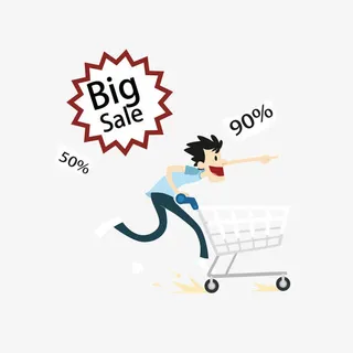 矢量手绘扁平人物免抠