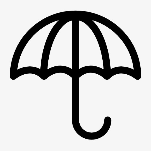 雨伞标识图标免抠