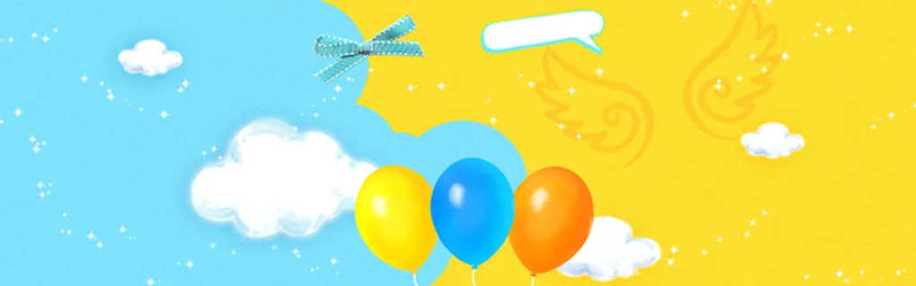 卡通扁平小清新背景图高清