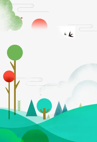 春分节气素材免抠