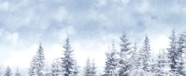 下雪场景免抠