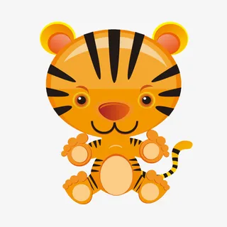 卡通老虎免抠