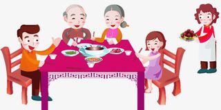 一家人团圆饭免抠