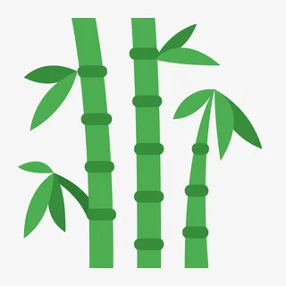 卡通竹子植物矢量图1免抠
