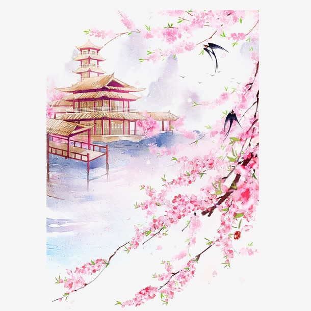 仙气缭绕的仙子居住地免抠