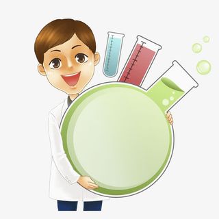 化学课插画免抠