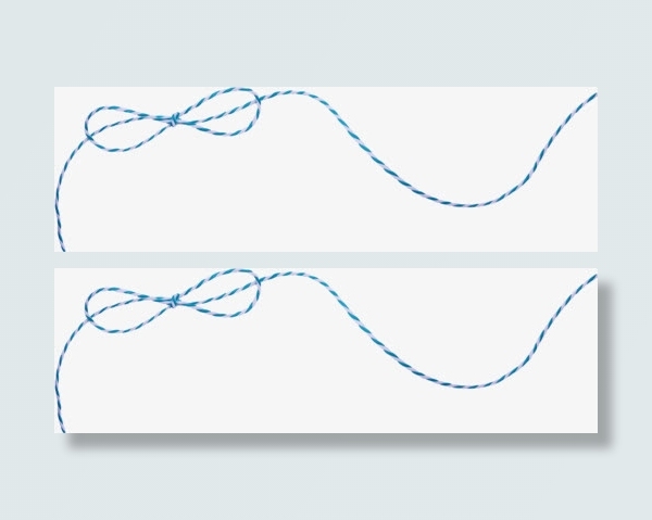 蝴蝶结绳子免抠