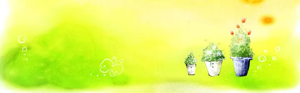 梦幻清新手绘卡通背景