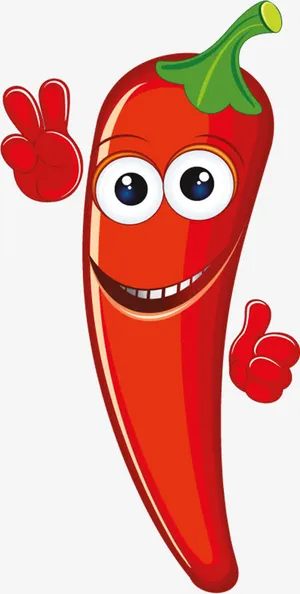 微笑的辣椒免抠