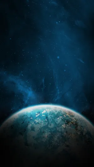 地球主体的星空背景图高清
