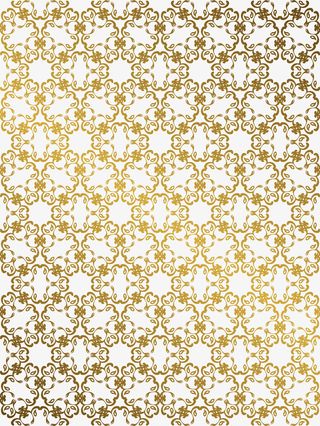 大气金色花纹底纹免抠