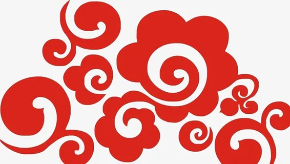 古代祥云炫酷底纹免抠