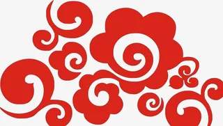 古代祥云炫酷底纹免抠