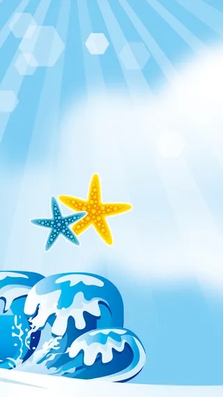 蓝色几何渐变H5背景高清