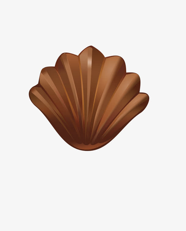 卡通贝壳巧克力免抠