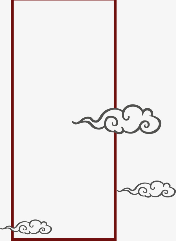 云纹标题png免抠