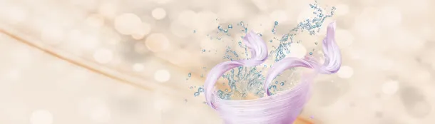 绚丽水花纹花瓣淘宝海报背景