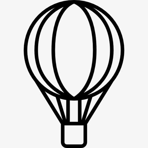 热气球飞行图标免抠