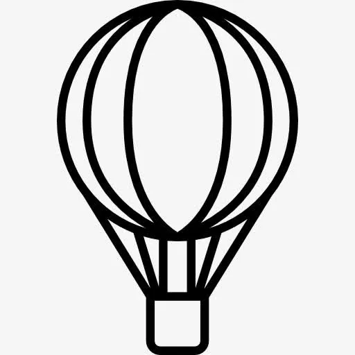 热气球飞行图标免抠