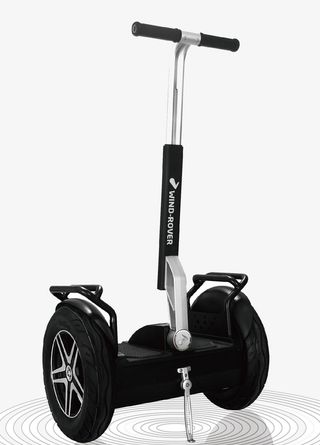 黑白体智能电动两轮平衡车免抠