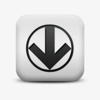 不光滑的白色的广场图标箭头环绕免抠