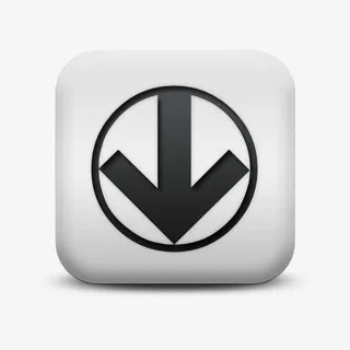 不光滑的白色的广场图标箭头环绕免抠