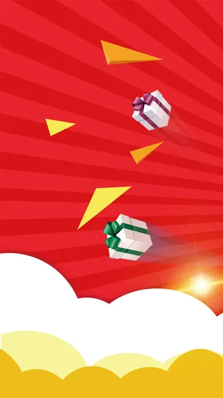 扁平节日H5背景高清