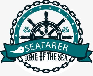 绿色航海标签免抠