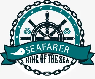 绿色航海标签免抠