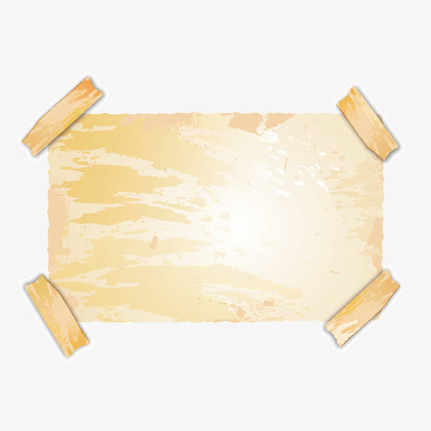 矢量仿真复古文案底板纸张免抠