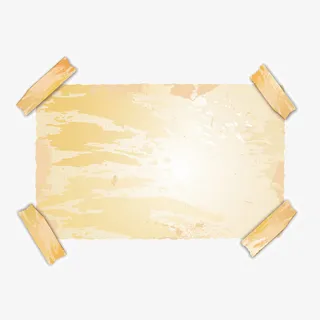 矢量仿真复古文案底板纸张免抠