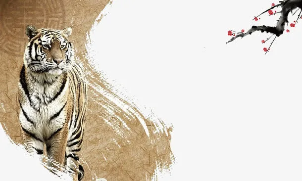 中国风老虎免抠