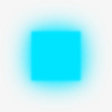 蓝色发光按钮光效免抠