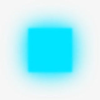 蓝色发光按钮光效免抠