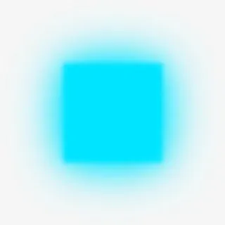 蓝色发光按钮光效免抠