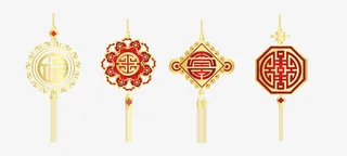 中国风挂饰免抠