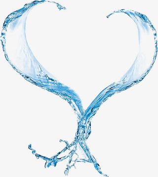 爱心水纹免抠