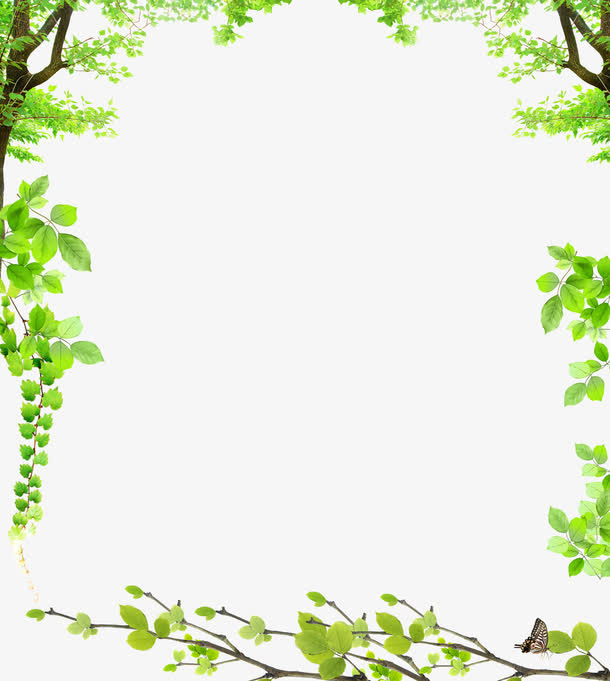 绿叶免抠