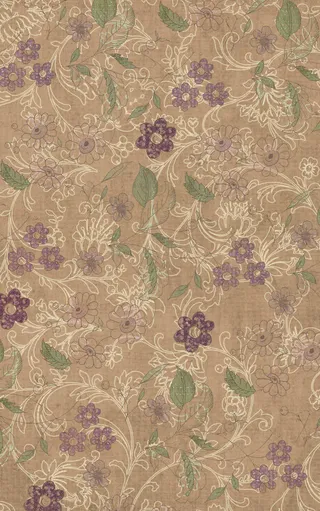 复古花卉植物壁纸背景免抠背景底纹元素