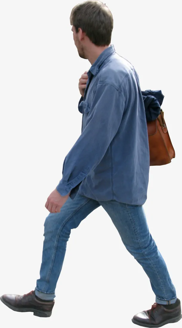 行走的男人免抠